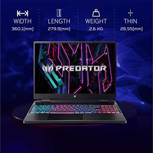 Acer Predator Helios Neo 16 Gaming Laptop 13th Gen Intel Core i7 Processor (16 GB/1 TB SSD/Windows 11 Home/NVIDIA® GeForce RTX™ 4050) PHN16-71, (16") WUXGA Display