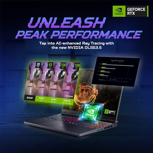 Acer Predator Helios Neo 16 Gaming Laptop 14th Gen Intel Core i7 Processor (Windows 11 Home/16 GB/1 TB SSD/NVIDIA GeForce RTX 4050) PHN16-72 with 40.64 cm (16") WUXGA Display