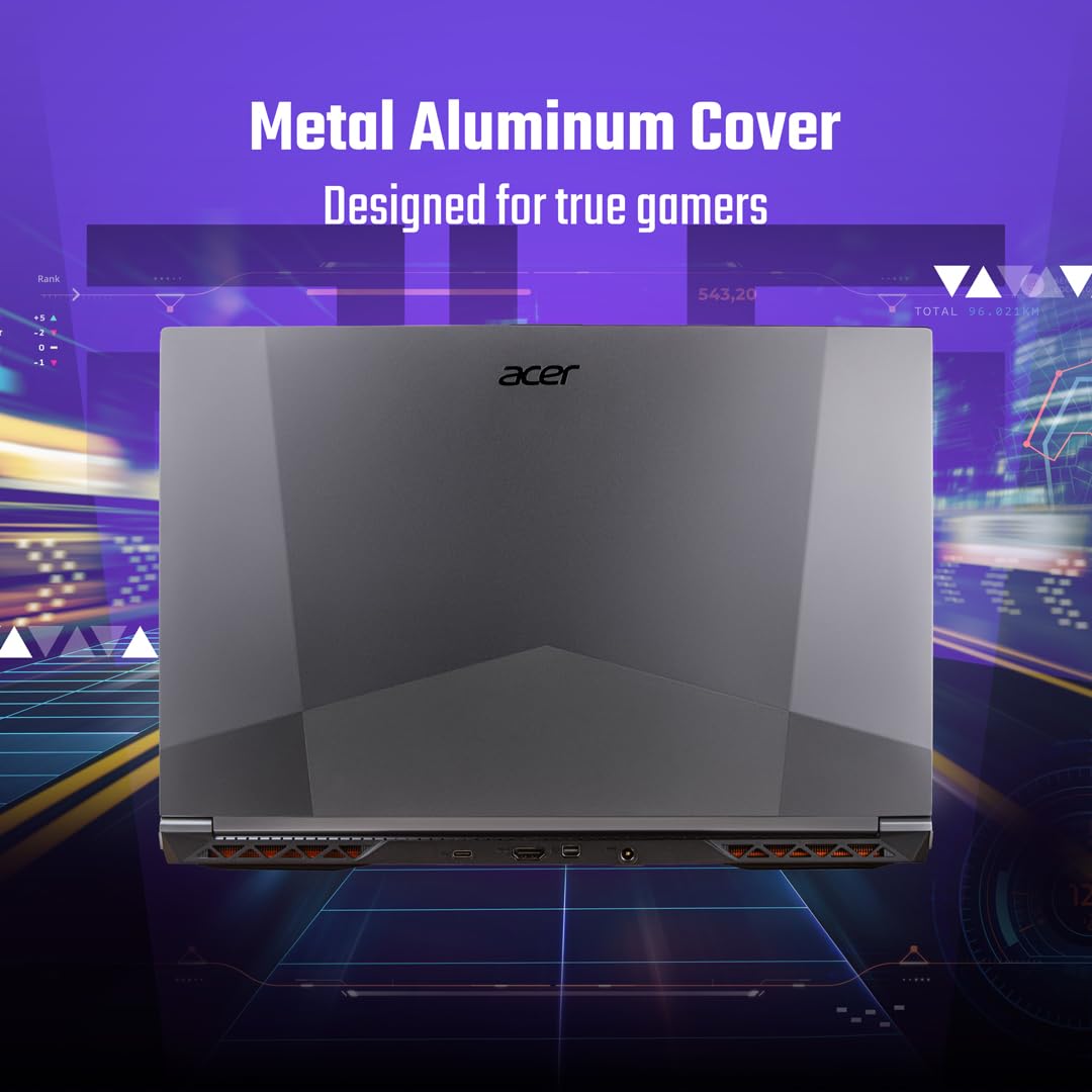 Acer ALG, Intel Core i7-13th Gen 13620H Processor, NVIDIA GeForce RTX 3050-6GB(16GB/512GB) FHD, 39.62cm(15.6"), 144Hz, Windows 11 Home, Steel Gray, 1.99KG, AL15G-53, Premium Metal Body,Gaming Laptop
