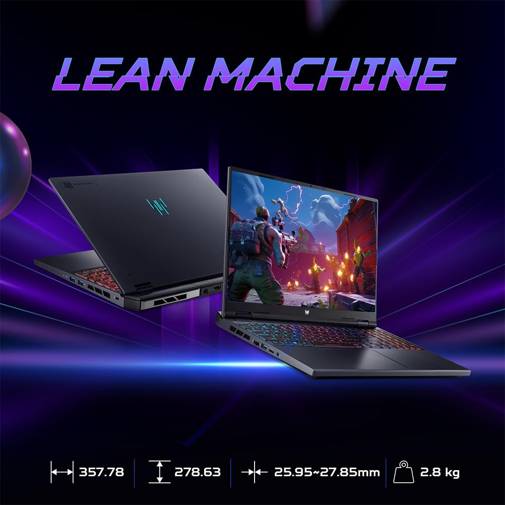 Acer Predator Helios Neo 16 Gaming Laptop 14th Gen Intel Core i7 Processor (Windows 11 Home/16 GB/1 TB SSD/NVIDIA GeForce RTX 4050) PHN16-72 with 40.64 cm (16") WUXGA Display