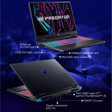 Acer Predator Helios Neo 16 Gaming Laptop 13th Gen Intel Core i7 Processor (16 GB/1 TB SSD/Windows 11 Home/NVIDIA® GeForce RTX™ 4050) PHN16-71, (16") WUXGA Display